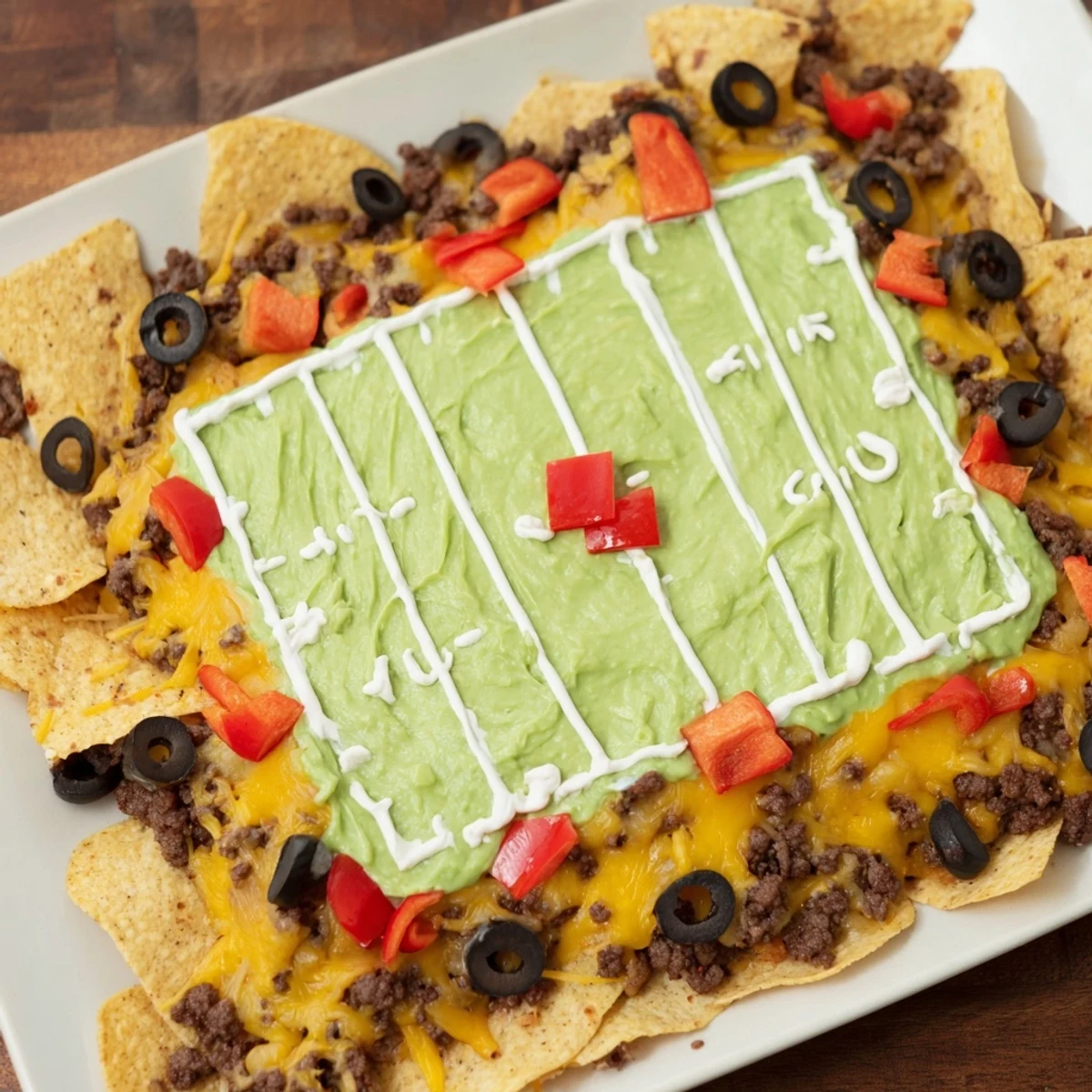 Party Nacho Fußballfeld