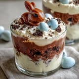 Osterhase mit Schoko Bechern