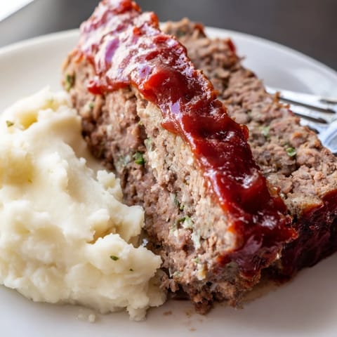Meatloaf with Mashed Potatoes