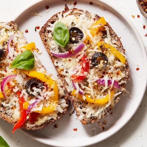 Marble Rye Pizza Toast