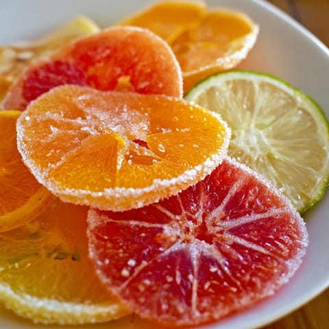 Frische Citrus Scheiben Garnitur