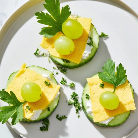 Glücksklee Snack Servieren