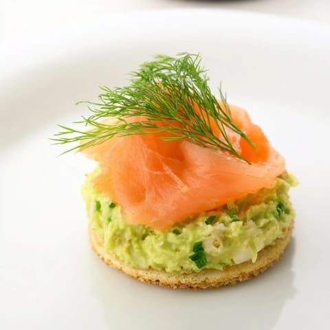 Quark Blinis mit Lachs