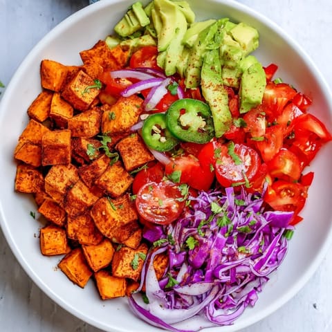 Süßkartoffel Taco Bowls