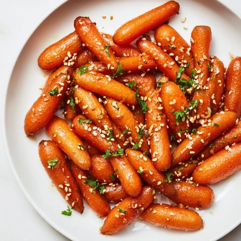 Honig Soja glasierte Karotten