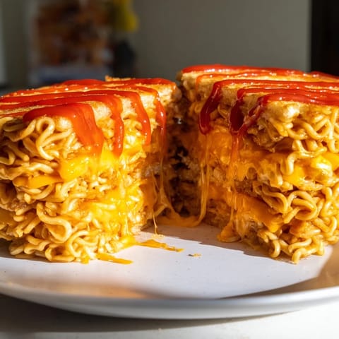 Instant Ramen Grilled Cheese