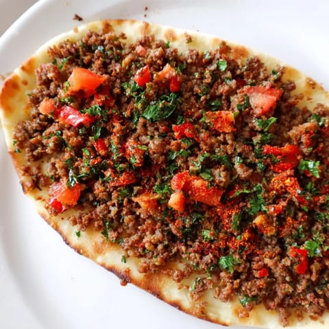 Türkisches Lahmacun Fladenbrot
