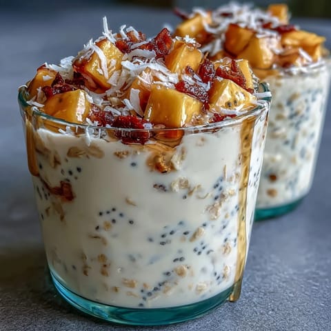 Overnight Oats Mango Kokos #329