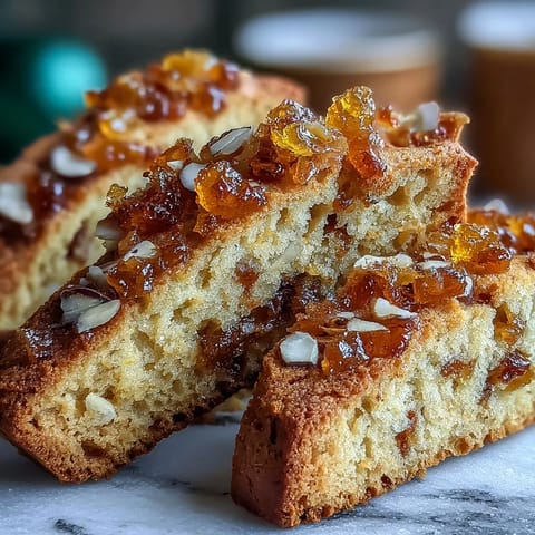 Candied Orange Biscotti Delight