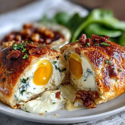 Saftiger Osterkuchen mit hartgekochten Eiern und Schinken, perfekt für festliche Frühlingsmahlzeiten.