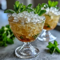Ein erfrischendes, alkoholfreies Getränk mit frischer Minze und Zitronensaft, perfekt für heiße Tage und festliche Anlässe.